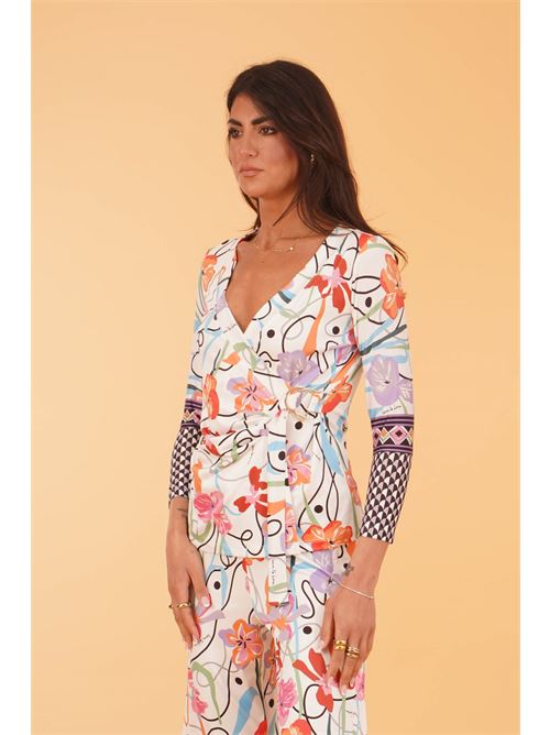 Maglia in viscosa fantasia Love To Love by Gai Mattiolo | LT290FANTASIA